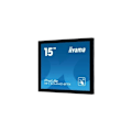 Miniatyrbillede 4 af 4: SCREEN IIYAMA 15" Open Frame Touch Black PCAP 10pts 700:1 1024x768 USB VGA HDMI Display Port 330cd/m² 8ms Land/Portræt TF1534MC-B7X