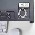 Miniatyrbillede 4 af 4: Computerskærmforhøjer i sort metal
