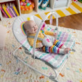 Miniatyrbillede 2 af 6: BRIGHT STARTS Transat evolutiv Arc-en-Ciel, rosa, Beroligende vibrationer, 2 hældningspositioner, op til 30 måneder Lyserød