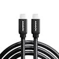 Pikkukuva 2 / 3: AXAGON-matkapuhelin Latauskaapeli [1x USB-C® - 1x USB-C® USB 2.0] 3 m USB-C® USB 2.0