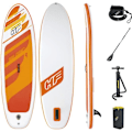 Miniatyrbillede 1 af 5: BESTWAY Hydro-Force oppustelig SUP-padle - Aqua Journey - 274 x 76 x 12 cm Orange og hvid