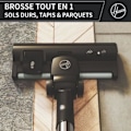 Miniatyrbillede 3 af 6: Posesugende støvsuger uden pose - HOOVER - HP321PAF - 850 W - 75 dBA - 2 L - Grå grå