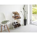Miniatyrbillede 2 af 4: Yamazaki Home Skostativ 4 Etagers Skostativ Hvid 53,0 x 80,0 x 17,5 cm hvid