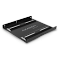 Miniatyrbillede 1 af 4: AXAGON RHD-125B Sort Pels Halterahmen 1 x 6,3 cm - 8595247905482