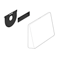 Miniatyrbillede 1 af 3: Logitech Tap Wall Mount - Videokonference Controller Mount Kit - 939-001817