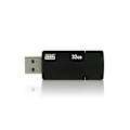 Pikkukuva 3 / 4: Goodram 16 Gt USB 2.0, 16 Gt, 2.0, USB Type-A -liitin, 20 MB-s, kääntyvä, musta, hopea