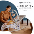 Pikkukuva 2 / 4: Transat-balanssi 2in1 KINDERKRAFT FELIO 2 - vaaleanpunainen Rosa