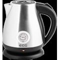 Miniatyrbillede 1 af 6: Elkedel - ECG - RK 1705 Metallico - 1,7 L - Rustfrit stål - Temperatursensor ROSTFRITT STÅL/SVART