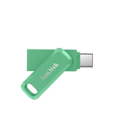Miniatyrbillede 2 af 3: Ekstern harddisk - SANDISK - Ultra Dual Drive Go USB-C Absinthe 256GB - USB-C - 256 GB - Grøn