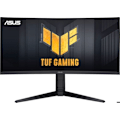 Miniatyrbillede 2 af 6: ASUS 34' LED - TUF Gaming VG34VQL3A - 3440 x 1440 pixels - 1 ms (grå til grå) - 21-9 - Buet VA-panel - HDR10 - 180 Hz - FreeSync