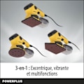 Miniatyrbillede 2 af 5: Håndsliber POWERPLUS POWX0485 - 260W - 3-i-1 - Kulbørster