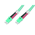 Pikkukuva 1 / 3: Kaksipuolinen valokaapeli 50/125 OM3 LC LC Aqua 5 m Aqua