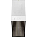 Miniatyrbillede 3 af 6: PC-etui - FRACTAL DESIGN - North XL Chalk White TG Clear - FD-C-NOR1X-04 - E-ATX - Elegant træ- og legeringsdesign