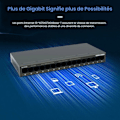 Miniatyrbillede 4 af 4: Switch - ethernet hub - Tenda injektor - UK-TEG1016G