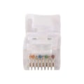 Miniatyrbillede 3 af 4: Patch ledning - C2G - CAT 6 - 50 cm - Støbt, Strandet, Uden krog - hvid