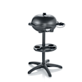 Miniatyrbillede 3 af 4: El- som grill - SEVERIN - PG 8541 - 2000 Watt - Matt sort - 1320 cm²