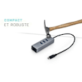 Miniatyrbillede 3 af 4: i-tec - Metal USB-C 3-port USB HUB med Gigabit Ethernet
