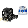 Miniatyrbillede 1 af 4: Vejtraktor - SIKU - Volvo FH16 - Elmotor - 1:32 - Dreng/pige Svart