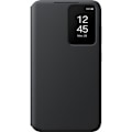 Miniatyrbillede 1 af 4: Cover og etui - Samsung - Galaxy S24 - Smart View etui - Sort - Halvhårdt omslag sort