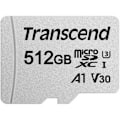 Miniatyrbillede 2 af 3: TRANSCEND 300S flash-hukommelseskort - 512 GB - A1 / Video Class V30 / UHS-I U3 / Class10 - micro SDXC