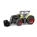 Pikkukuva 5 / 5: - Claas Axion 950 traktori etukuormaimella Grøn, sort og rød