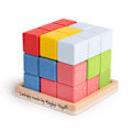 Miniatyrbillede 1 af 3: Byggespil - BIGJIGS - Lock-a-Cube - 64 stykker - Indendørs - Barn