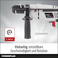 Miniatyrbillede 2 af 3: Slagbor med slag - POWC - 600W - Automatisk chuck 13mm - Hastighed 0 til 3100 o/min - Vægt 1,80 kg