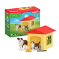 Pikkukuva 1 / 6: Koiratalohahmo, 3-vuotiaille ja sitä vanhemmille lapsille, laatikkosetti, 18,8 x 8,2 x 14,7 cm - Schleich 42573 FARM WORLD Flerfärgad