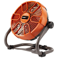 Miniatyrbillede 1 af 6: Powerplus Dual Power Batteriflad ventilator POWDP8015 - Bord-, stativ- eller vægventilator med 20 V - uden batteri eller oplader Orange