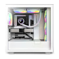 Miniatyrbillede 5 af 6: Alt-i-en køler - NZXT - Kraken 280 RGB - Hvid - 14 cm - LCD skærm