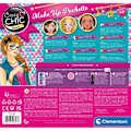 Miniatyrbillede 4 af 4: Vaskbar stof makeup taske til børn - Clementoni Crazy Chic - Indeholder 5 makeup produkter Flerfärgad