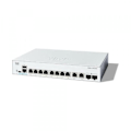 Miniatyrbillede 1 af 3: Switch - CISCO - Catalyst 1300 - 8 porte GE - Ekstern strømforsyning - Gigabit Ethernet