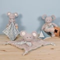 Miniatyrbillede 2 af 3: Doudou flad i økologisk bomuld Grå Mus - Doudou et Compagnie - Unisex - 0 måneder - Grå - Nej grå