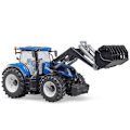 Miniatyrbillede 3 af 4: Traktor New Holland T7.315 med frontlæssere