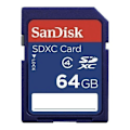Pikkukuva 1 / 2: SANDISK 00114820 SDXC-muistikortti - "Standard" - 64 Gt - Cl.4