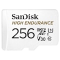 Miniatyrbild 1 av 4: High Endurance flashminneskort - SANDISK - 256 GB - Video Class V30 / UHS-I U3 / Class10