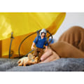 Miniatyrbillede 2 af 6: Parachute Rescue, Schleich æskesæt med 1 faldskærm, 1 menneskefigur og 1 dinosaur, forhistorisk legetøjssæt Flerfärgad