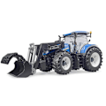 Miniatyrbillede 4 af 4: Traktor New Holland T7.315 med frontlæssere
