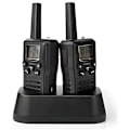 Miniatyrbillede 1 af 3: Nedis Walkie-Talkie - Rækkevidde 10 km - 8 kanaler - vox - Opladningsbase - 2 stk - Sort
