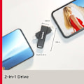 Pikkukuva 3 / 3: USB-muistitikku - SanDisk - iXpand Flash Drive Luxe - 64 Go - USB 3.0 - Yhteensopiva iPhone/iPad