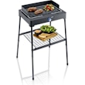 Miniatyrbillede 1 af 5: Elektrisk grill SEVERIN - PG8568 - Stegeflade 44,5x26cm - Højde 85cm - 2200W