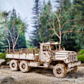 Miniatyrbillede 5 af 5: Cargo Truck - Ugears - 3D puslespil i træ
