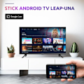 Miniatyrbild 3 av 6: STRONG - LEAP-UNA - Streaming Box Google TV 2K - Chromecast - Wifi 5 - Bluetooth - Google Assistent - Dolby - HDR - Netflix