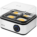 Miniatyrbillede 3 af 4: ECG UV 5080 Æggekoger, rustfrit stål, sølv