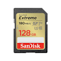Pikkukuva 2 / 3: SANDISK Extreme 128GB SDXC-muistikortti 180MB/S 90MB/S UHS-I Class 10 U3 V30