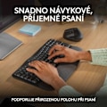 Pikkukuva 3 / 5: Logitech Wave Keys Langaton Ergonominen Näppäimistö Grafiitti - CZ/SK