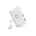 Miniatyrbillede 2 af 3: DICOTA USB-C BÆRBAR HUB 4-I-1 SORT D31731