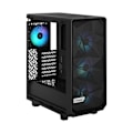 Miniatyrbillede 5 af 6: FRACTAL DESIGN Meshify 2 Compact RGB Black TG Light Tint ATX PC-taske