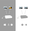Miniatyrbillede 2 af 4: i-tec - USB-C dockingstation 2x4K