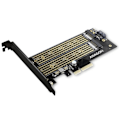 Pikkukuva 3 / 3: AXAGON PCEM2-D PCI-Express PCIe -kortti, joka sopii (SSD): M.2 PCIe NVMe SSD